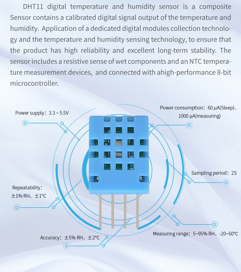 DHT11 Temperature & Humidity Sensor